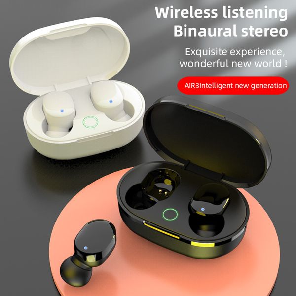 

air3 tws wireless earpiece bluetooth 5.0 earphones sport earbuds game headset with mic for smart phone xiaomi samsung huawei