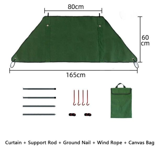 

tents and shelters 2021 windproof screen wind shield deflector wear-resistant barbecue bonfire camping campfire windshield accessory