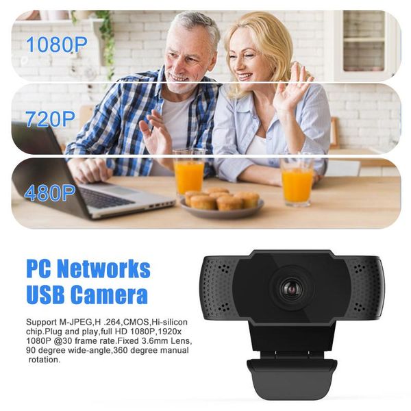 

webcams hd 1080p pc networks usb camera built in microphones for lap desk computer lhb99