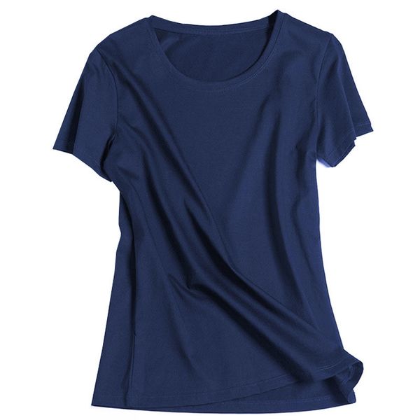 

tee women's loose fashion leisure soft cotton breathable short sleeve t-shirt, White