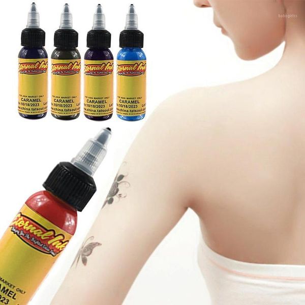 

30ml home diy tattoo pigment ink for semi-permanent eyebrow eyeliner lip body art paint supplies1