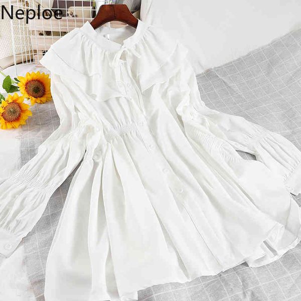 

neploe black dresses for women new arrival loose temperament vestidos streetwear korean fashion high wast slim mini dress 4g576 210422, Black;gray