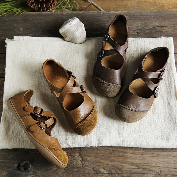 

dress shoes (35-42) imter ballerinas women barefoot women's flat shoes genuine leather buckles soles (5188-9) ut4k, Black