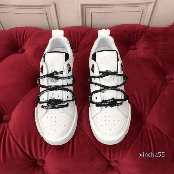 

shoes designer men women womens leather lace up white mens espadrilles oversized flats platform casual flat, Black