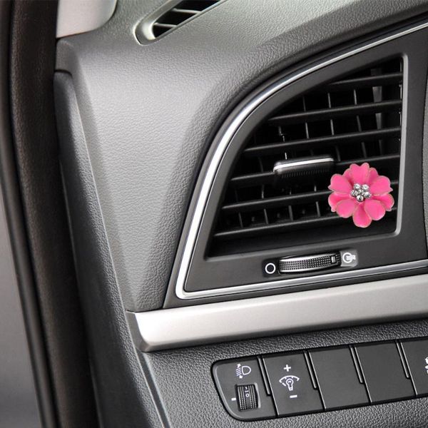 

car air freshener 3 pcs flowers accessories vent clips