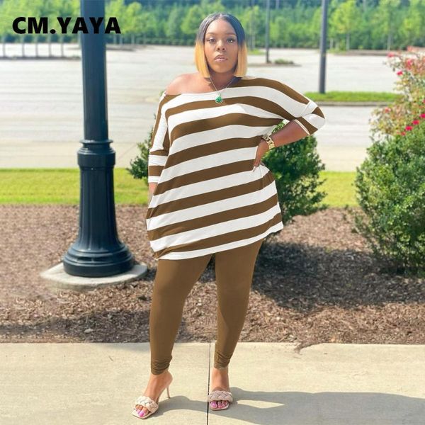 

plus size tracksuits lemon gina women tracksuit striped loose long + pencil pants two 2 piece sets with pockets casual outfits summer, Black