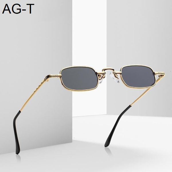 

vintage personality steampunk gothic small sunglasses for women men retro metal square frame uv400 sun glasses 2021, White;black