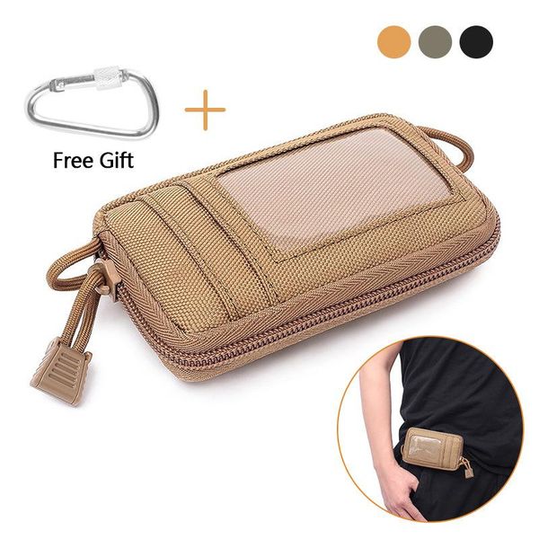 

outdoor bags military tactical wallet card case waterproof key multifunctional men and women running waist bag