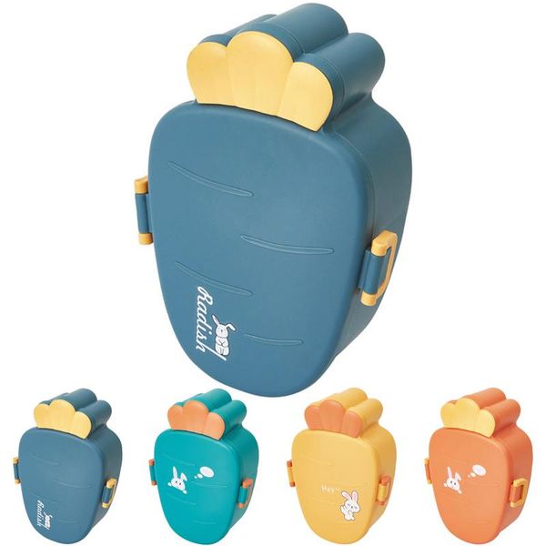 

dinnerware sets radish cute cartoon bento box plastic meal bowl portable outdoor picnic snack storage container kids child lunch school