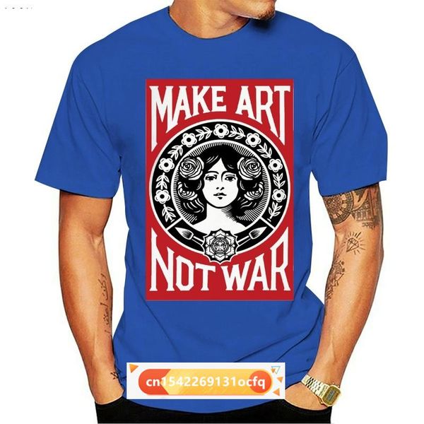 

men's t-shirts pacifist peace art slogan t-shirt make not war s-3xl festival party fashion classic style tee shirt, White;black