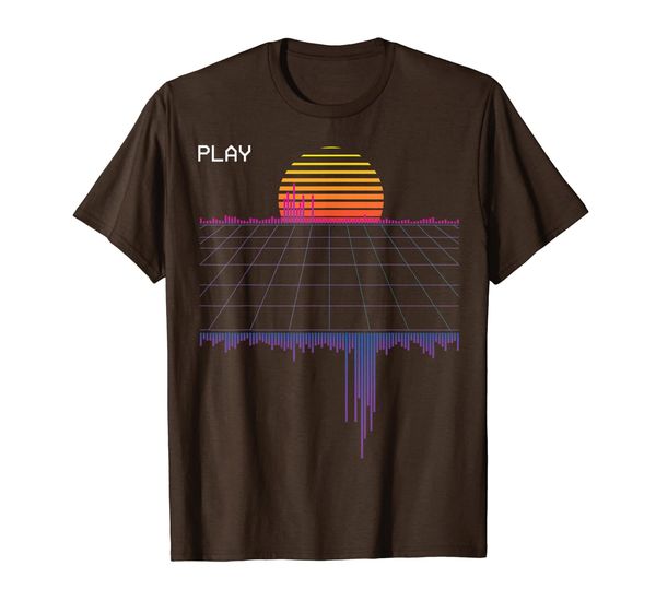 

outrun synthwave vaporwave aesthetic t shirt, White;black