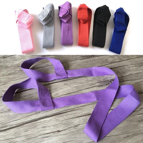 

adjustable yoga mat strap cotton carrier sling comfy stretching resistance bands