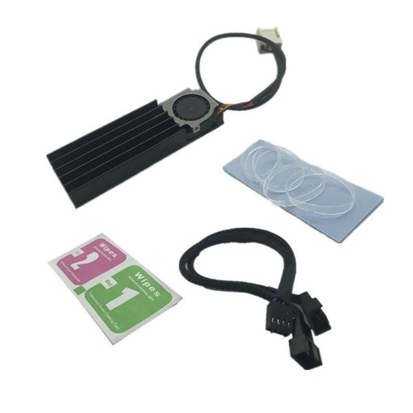 

fans & coolings m.2 nvme ssd heat sink supports solid state hard drive 2280 deskdedicated pci-e fan cooler