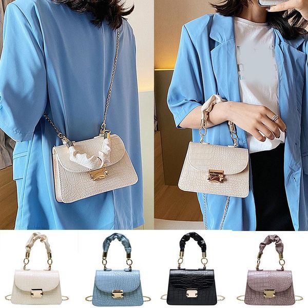 

leather shoulder bag for women 2021 purse and handbags female travel crossbody ladies chain sling fashion bags evening