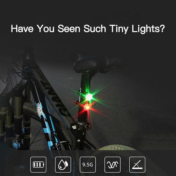 

bike lights led mountain night riding lamp handbar bicycle light mini warning scooter equipment accessories taillight
