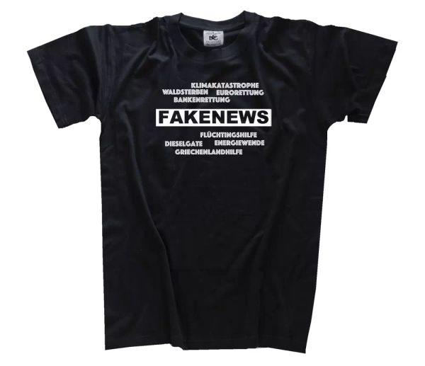 

fakenews klimalÃ¼ge dieselgate eurorettung energiewende tshirt s-3xl, White;black