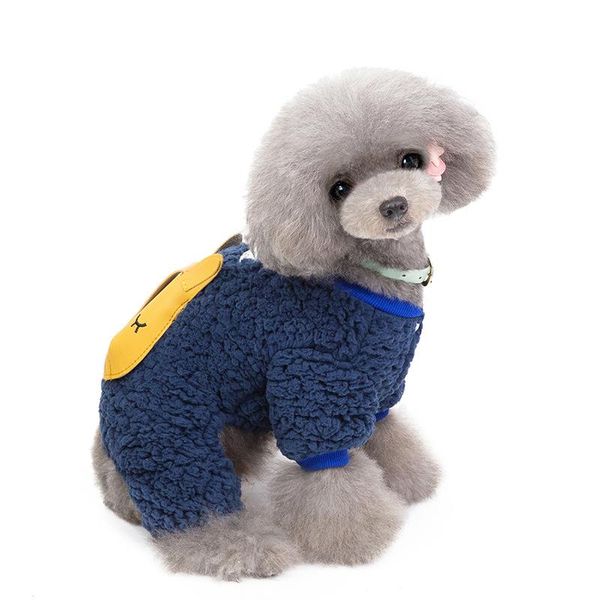 

dog apparel pet fashion teddy sweater winter autumn jumpsuit rompers cloths goods