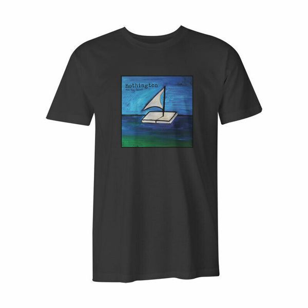 

nothington more than obvious men's t-shirt black, White;black