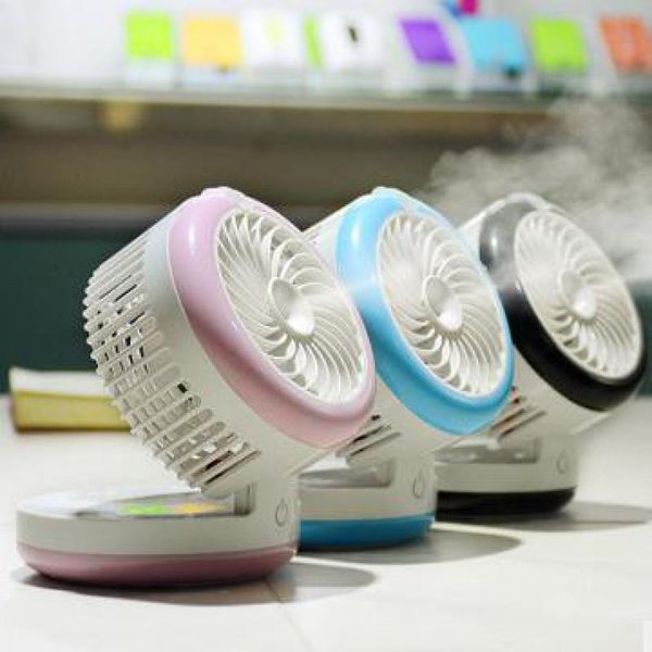 

electric fans deskmini spray fan usb mobile power humidifier 2021