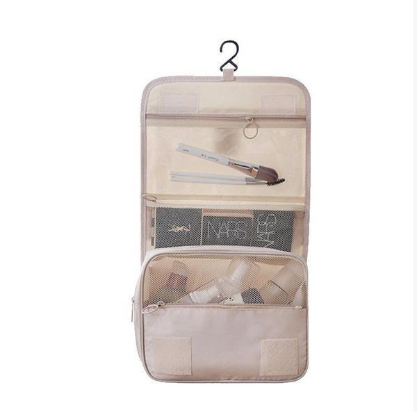 

storage bags korean waterproof cosmetic makeup bag portable travel hook hanging organizers maletin maquillaje profesionala
