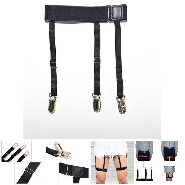 

other bath & toilet supplies 2 pcs men shirt stays belt with non-slip locking clips keep tucked leg thigh suspender garters strap lpfk pillo