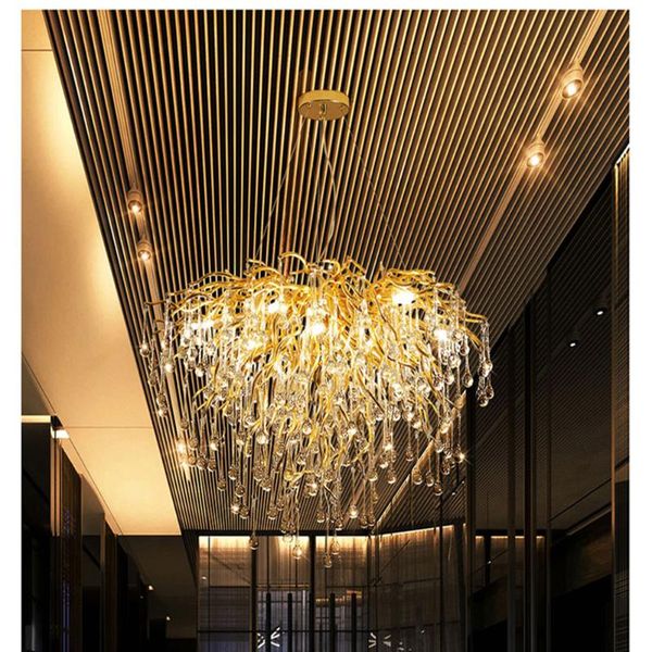 

chandeliers modern luxury crystal led chandelier living room suspended lamp creative art el villa bedroom dining interior lighting