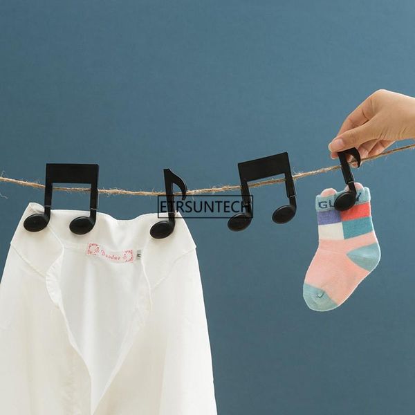 

clothing & wardrobe storage 50set plastic clips cute color melody towel clamp to prevent the wind clothes pegs drying racks clip