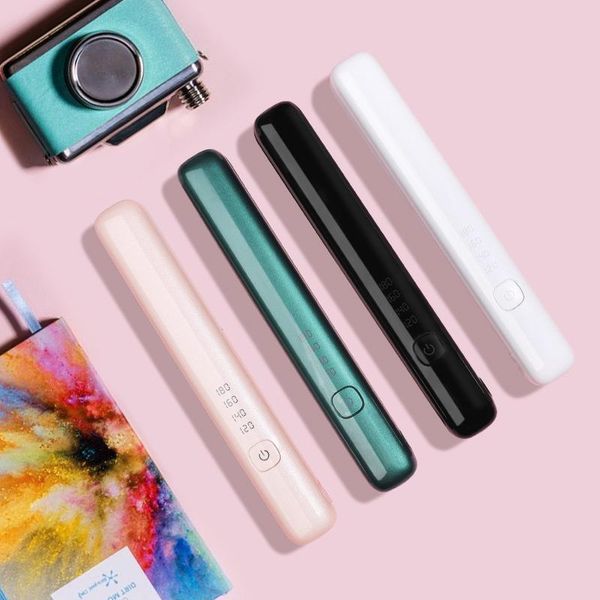 

electric hair brushes usb wireless charging curling stick splint straight dual purpose no harm mini student plug in perm