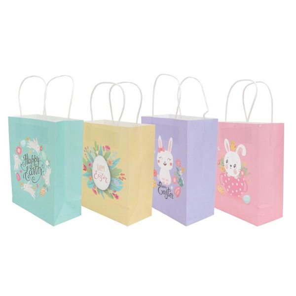 

4pcs easter candy bag themed wrapping pouch storage gift wrap