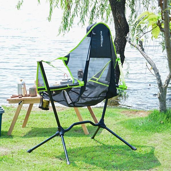 

outdoor compact fold up fishing hiking bbq picnic chair portable folding camping seat foldable beach furniture accessories