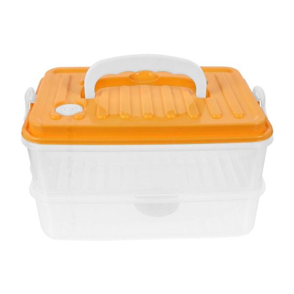 

storage bottles & jars 1pc sealing multi-layer container kitchen box (random color)