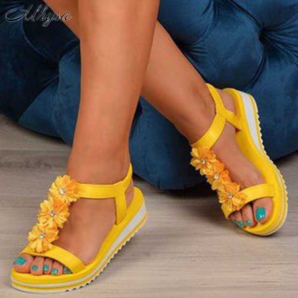 

sandals women summer flat heel bohemian rhinestone mixed color ladies elastic band open toes beach sandal shoes gyt3, Black
