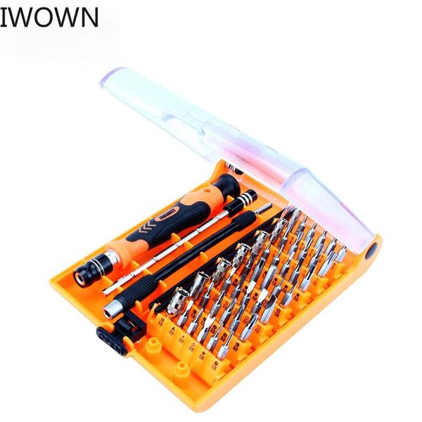 

professional hand tool sets iwown 45 in 1 wholesale diy magnetic precision screwdriver set for cellphone lapgame pad