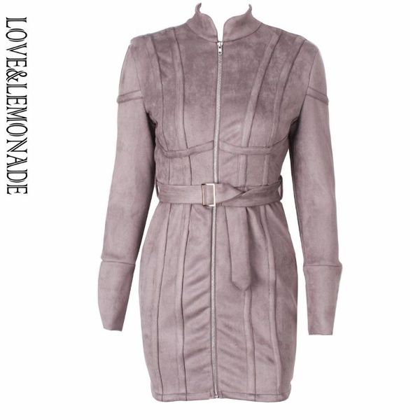 

casual dresses love & lemonade artificial velvet collage slim party dress gary lm6521, Black;gray