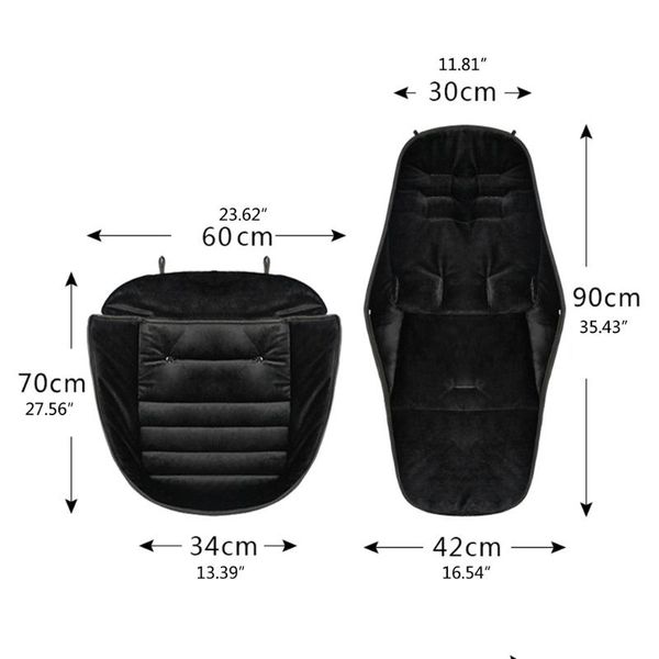 

stroller parts & accessories c5 winter thick sleeping bags warm baby sleepsack envelope for born infant windproof cushion footmuff pram