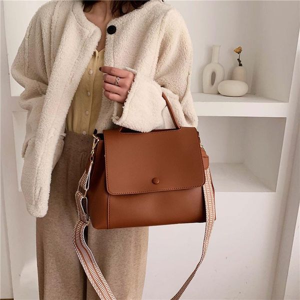 

evening bags the lady cross - slung one shoulder bag solid color fashion simple handbag large capacity travel tote