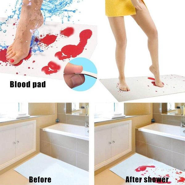

bath mats 77jb halloween mat bloody color changing for party accessory doormat