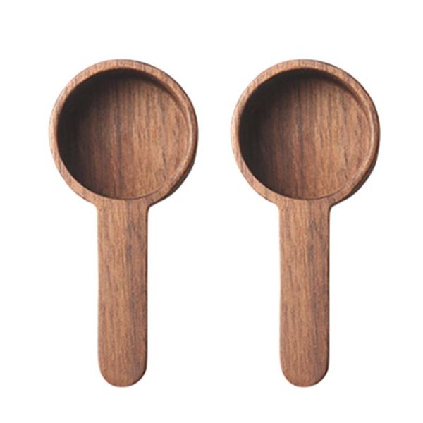 

spoons wooden measuring spoon set kitchen tea coffee scoop sugar spice measure tools,2 pcs