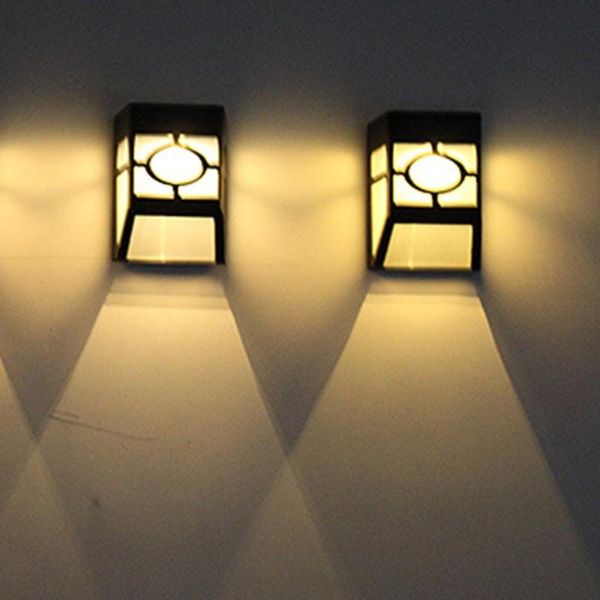 

outdoor wall lamps solar retro lamp led pane light
