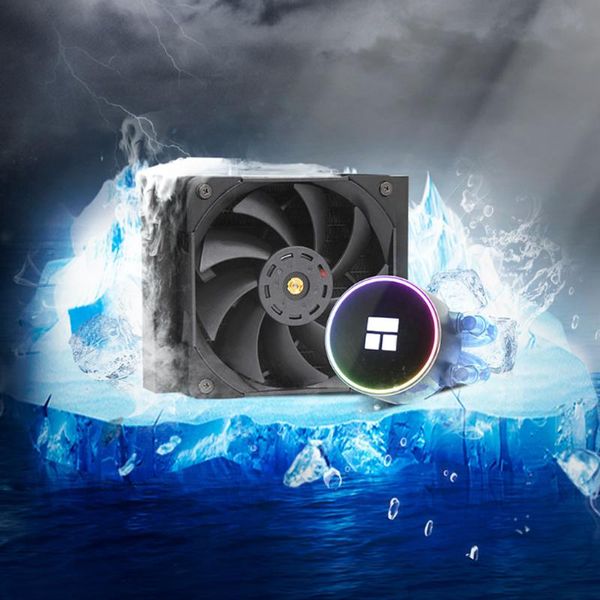 

thermalright frozen magic ex 120 series all-in-one radiator c12pro fan multi-platform all-metal buckle argb cold head fans & coolings