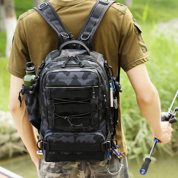 

fishing accessories outdoor sport large camping climbing backpack hunting waterproof military tactical travel men bag