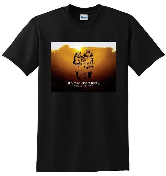 

snow patrol t shirt final straw vinyl cd cover small medium large or xl, White;black