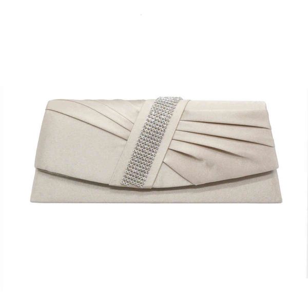

bridal bag fashion pleated diamond dinner evening bag hand 057