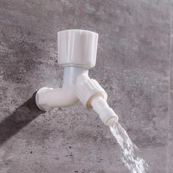 

2 hand wheel abs small faucet, used for washing machine sink bathroom faucets