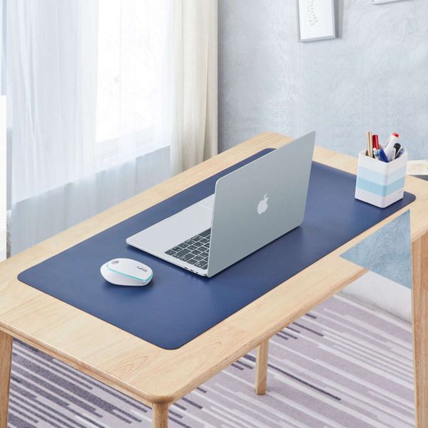 

straight double sided mouse pad computer desk desk book pu leather
