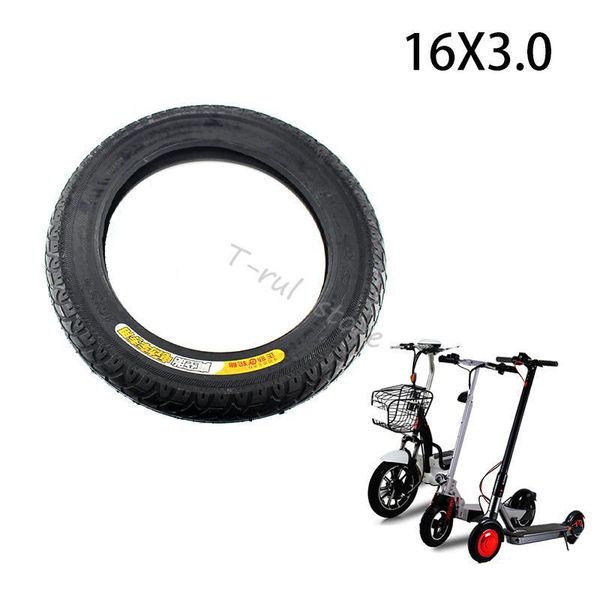 

motorcycle wheels & tires cts 16x3.0 vacuum tire 16 inch thickened stab-proof tubeless for electric vehicles e-bike scooter