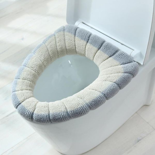 

toilet seat covers universal warm soft washable cover mat set for home decoration closestool case lid accessories