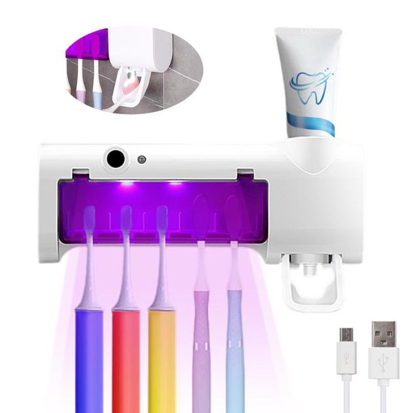 

toothbrush holders holder anti-dust toothpaste rack shelf wall mounted dispenser organizer for bathroom hogar