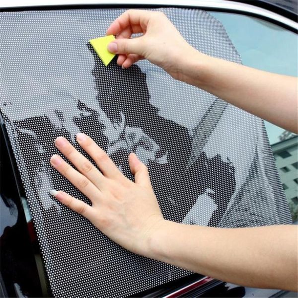 

shade 2pcs car rear window side sun cover block static cling visor shield screen f15