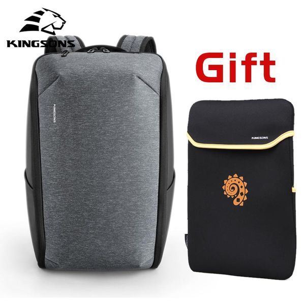 

backpack kingsons multifunction men 15 inch lapbackpacks fashion waterproof travel anti-thief male mochila school bags